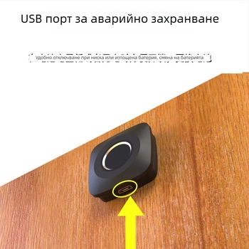 Заключване с пръстов отпечатък за шкафове и чекмеджета — 100000 отключвания, време на сканиране <3 сек, фалшиво разпознаване <0,01%, захранване DC, работна температура 30°C