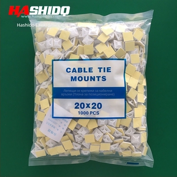 Пластмасов държач за кабелни връзки със самозалепваща вакуумна чашка, HASHIDQ, приложение: и двете