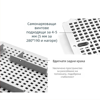 CNWZDQ водоустойчива монтажна плоча за кутия за разпределение с пластмасова клетъчна мрежа