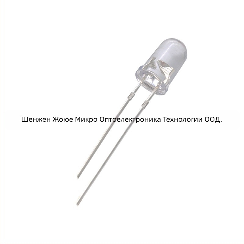 F5 LED светодиодна капсула, 20 mA, 3.0–3.4 V, 0.06 W, 20° лъчение, Sanan чип