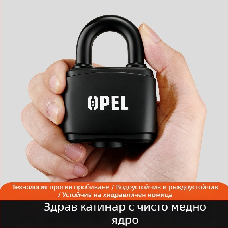 Bwqc-n1 Водоустойчива корпусна ключалка — директно отваряне, PVC+желязо+медна конструкция, за шкафове, вътрешни врати и складове, авторизирана частна марка