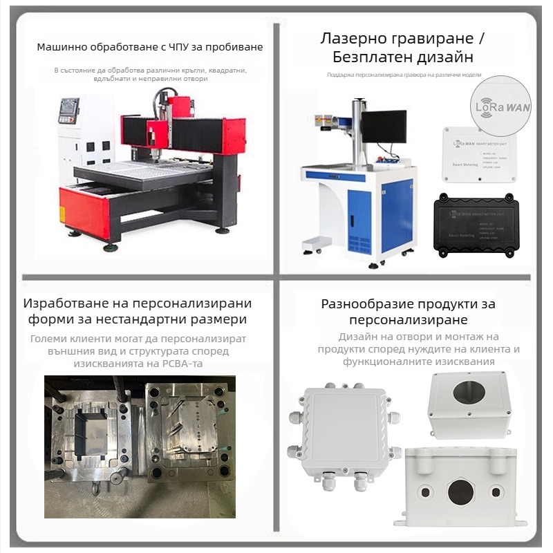 IP68 огнеупорен водоустойчив взривозащитен ABS корпус за външни кабелни връзки и наблюдение, запечатана разклонителна кутия за осветление