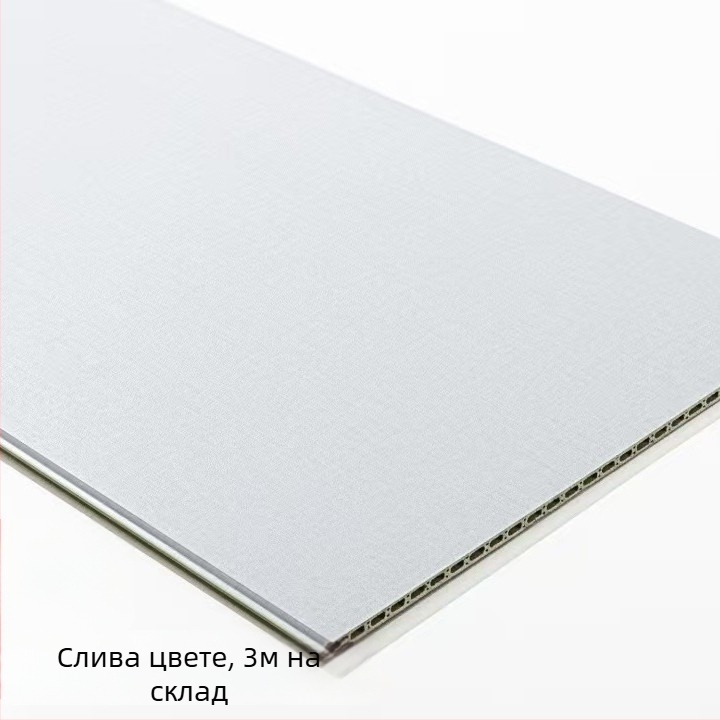 Интегриран панел за стени и тавани от бамбукови влакна - безшевен, модерен стил; Материал: бамбукови влакна; Шумоизолация: средна; Топлопроводност: средна