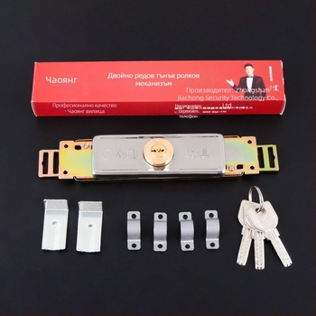 Chaoyang заключалка за ролетни врати – mortise lock, медно ядро, за средно отварящи се ролетни врати