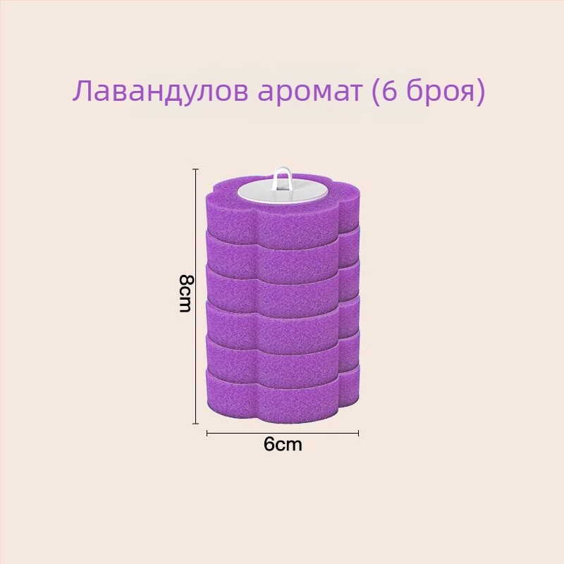 Еднократна тоалетна четка с комплект за замяна на глава, стенно монтирана, без мъртви ъгли; Saint-wang пластмаса, модерен стил