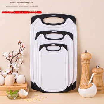 Комплект от три PP пластмасови дъски за рязане, за зеленчуци, плодове и месо, FDA