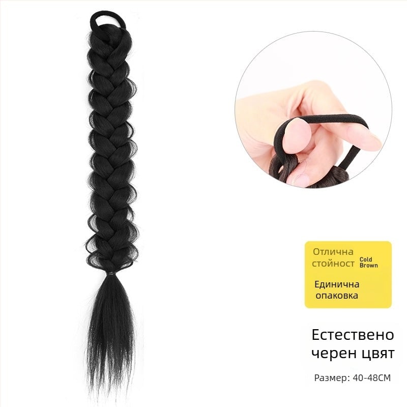 Перука с конска опашка, от високотемпературна тел, марка Kenny Wig, подходяща за дами, не подлежи на боядисване с горещи багрила