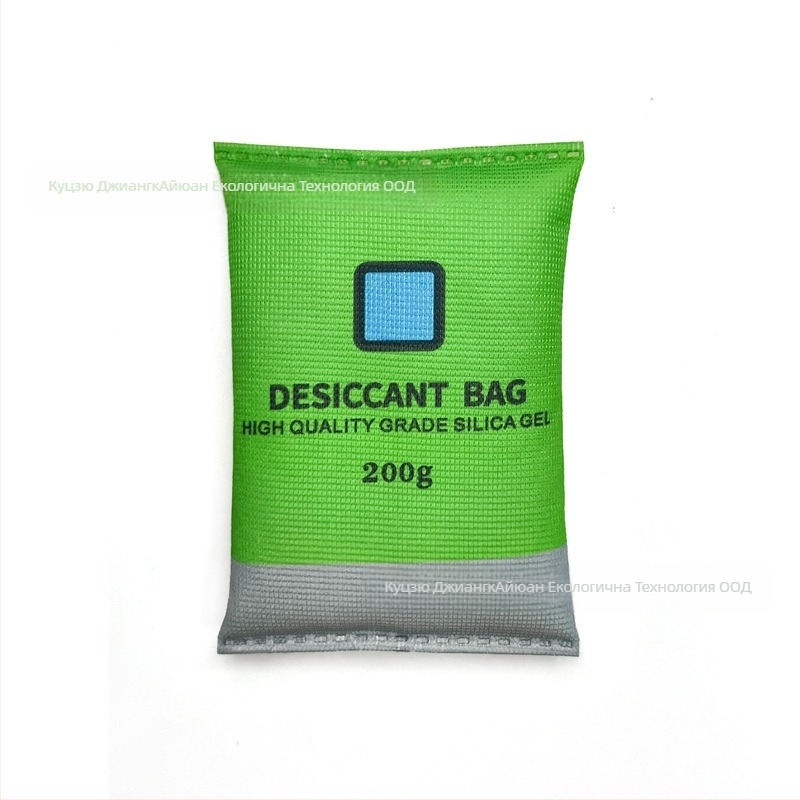 Пакет за дехумидифициране със силикагел и индикатор за промяна на цвета, 400 г, 20 пакета в кутия, аромат може да се добави, за автомобил и дом