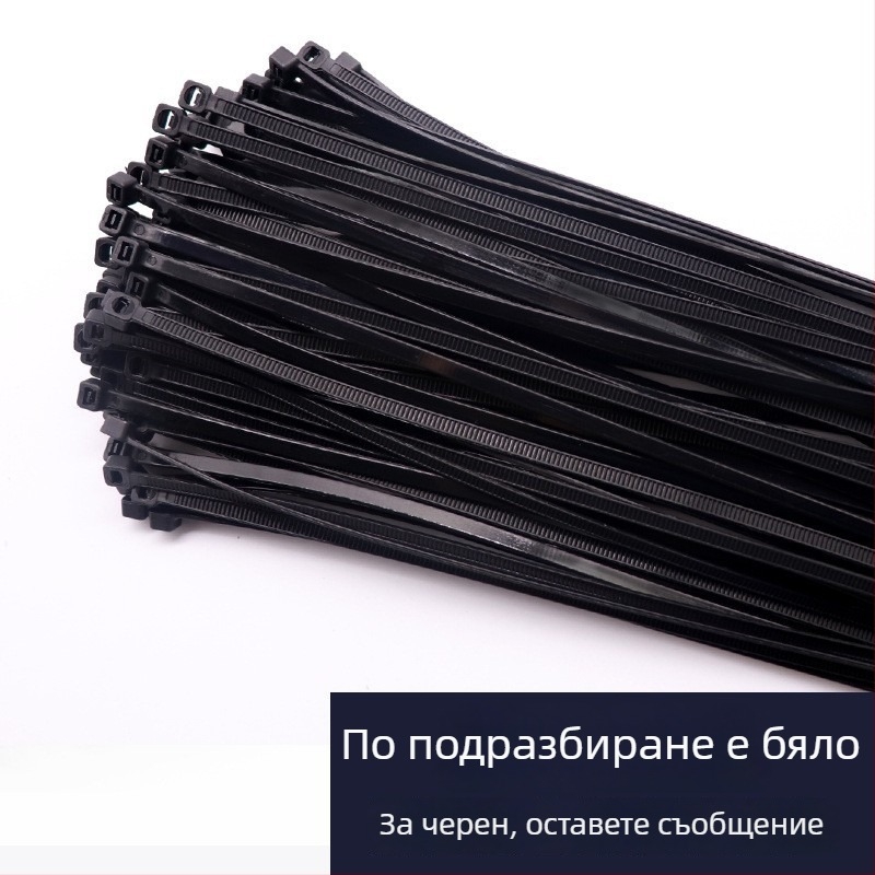 Найлонова кабелна стяга със самозатягане, CHCC, PA66, дебелина 1.1 мм, произход Zhejiang