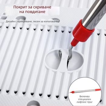 Xin Leon Удебелена ABS седалка за скат тоалет Anti-Odor