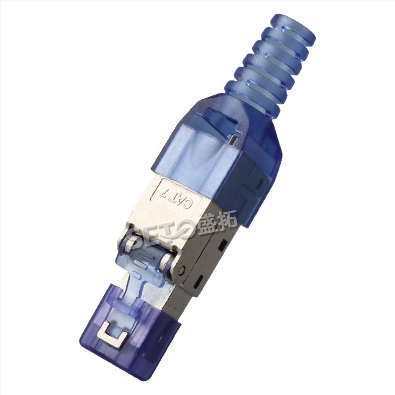 SeTO екраниран RJ45 Cat.7 конектор с кристална глава за инженерни приложения