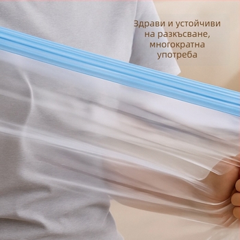 Пътуваща вакуумна компресионна торба за дрехи с помпа, PET+PE материал, 180 броя в кутия, пусната през 2022 г.