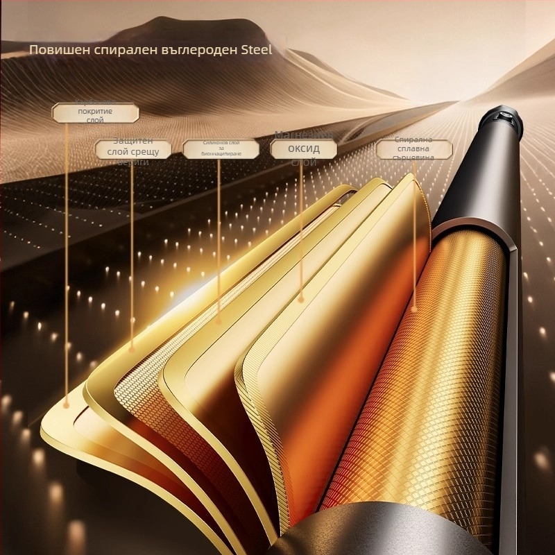 Телескопичен прът за сушене на дрехи, без пробиване, за балкон, въглеродна стомана, модерен минималистичен дизайн