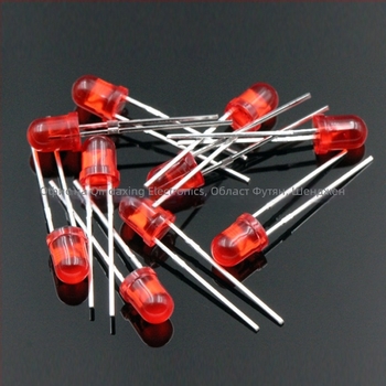 LED индикаторен диод f4UR2-A, 20 мА, 1.8–2.2 В, 0.06 Вт, 8° светлинен ъгъл