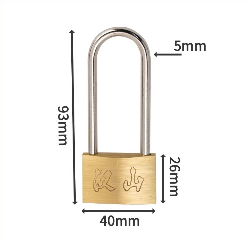 Hanshan медна ключалка за домашно използване, за окачване, модел E-type, стил модерен минималистичен