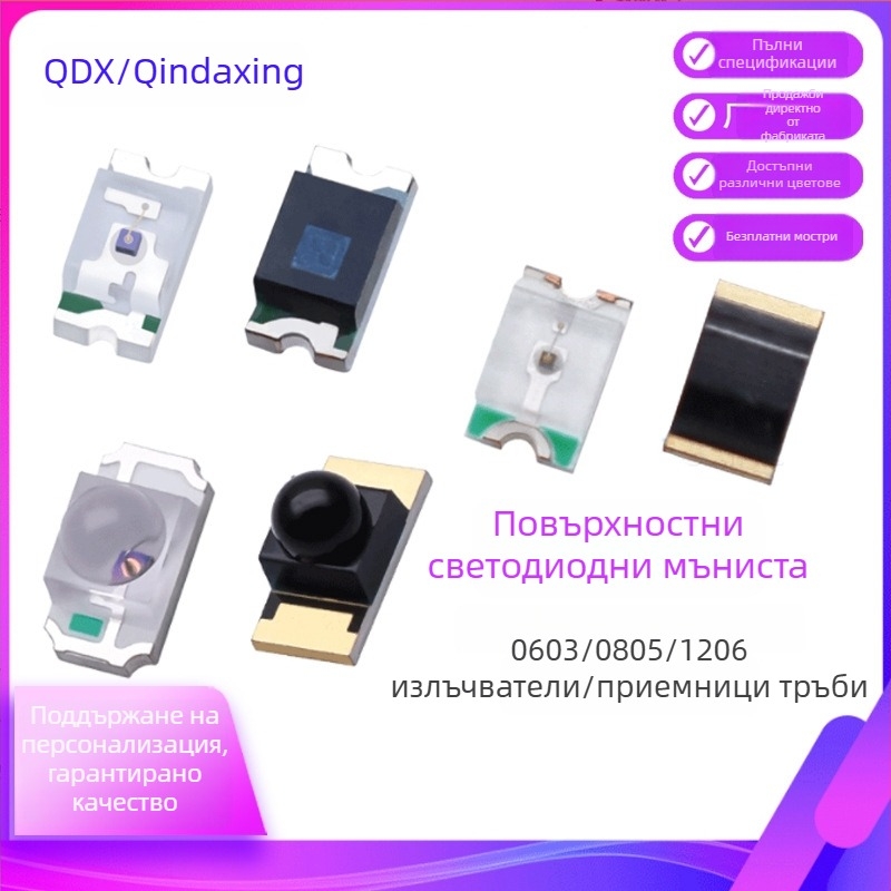 IR предавател/приемник модул 0603/0805/1206, 850/940 nm, 0.06 W, ток 20 mA, терм. съпротивление ≤5