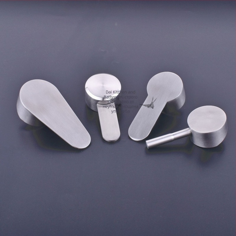 Дръжка за кран, 304 неръждаема стомана, персонализируема, за смесител за мивка и душ, Yellow Nest, модерен стил