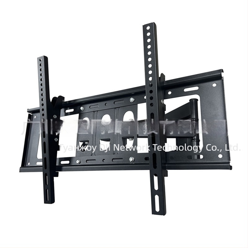 Телевизионна стенна стойка CP602 – стоманена, въртяща се телескопична държач-стойка, нагоре-надолу регулиране, 5,1 кг, съвместимо с таблетни телевизори