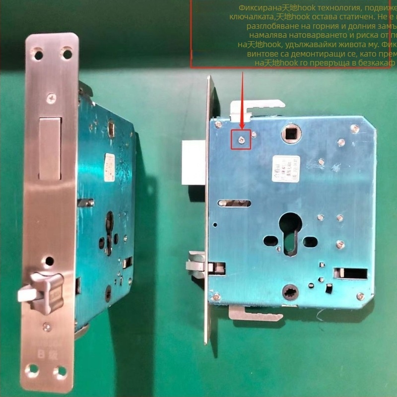 Тяло за заключване на врата с пръстов отпечатък за защита от кражба, неръждаема стомана, квадратна и кръгла глава, нестандартен модел, модерен минималистичен дизайн, тегло 1