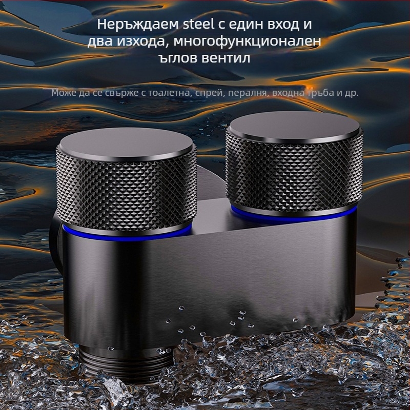 Комплект за тоалетна със спрей-пистолет и удължител за чешма, неръждаема стомана, марка Luyu, стил лайт лукс