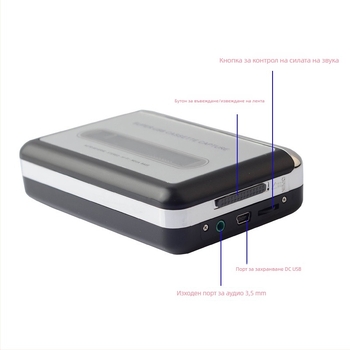 Касетен MP3 конвертор с USB — модел 218, 2010 г., 5V, 5W, 2.0 канала