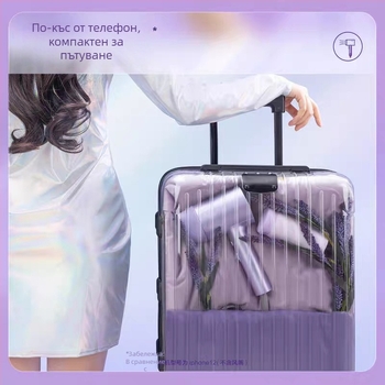 Сешоар за коса със безчетков мотор - 1600 W, студен/горещ въздух, отрицателни йони, 2 скорости