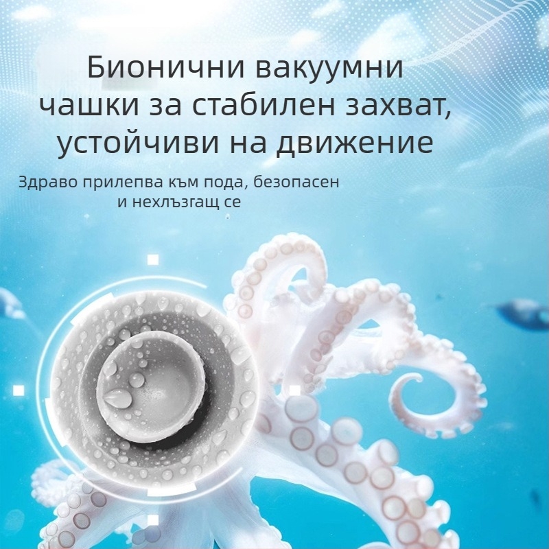 Антихлъзгаща подложка за баня за душ и тоалетна, PVC, квадратна форма, модерен минималистичен стил