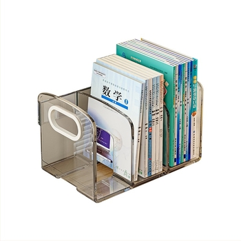 Д десктоп кутия за съхранение с разделители, PET пластмаса, капацитет 4 л, три или четири отделения, модел 7669, възможност за персонализация.