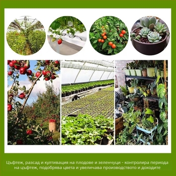 LED лампа за растеж на растения с пълен спектър, 32 LED, 2015 lm, 220V вход, Mullinsen чип, живот 30000 ч