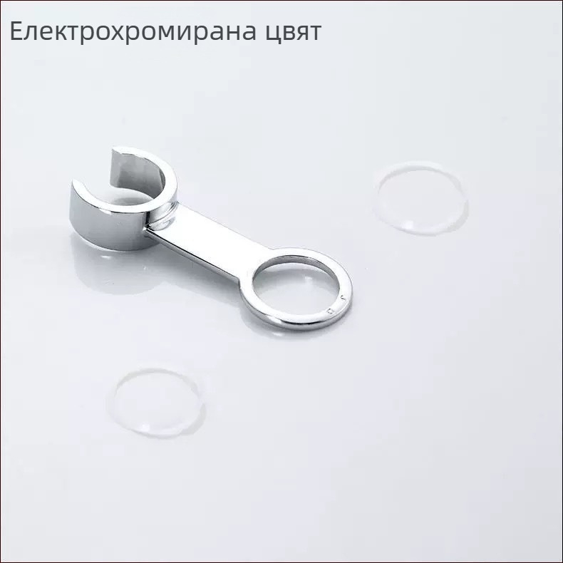 Стойка за тоалетен душ с въртяща се скоба – неръждаема стомана, без пробиване, фиксирана база, триъгълно тяло на клапана