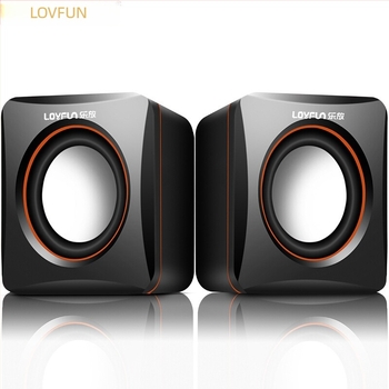LF-701 Мини компютърни тонколони, USB интерфейс, 3,5 мм аудио жак, 2 говорителя