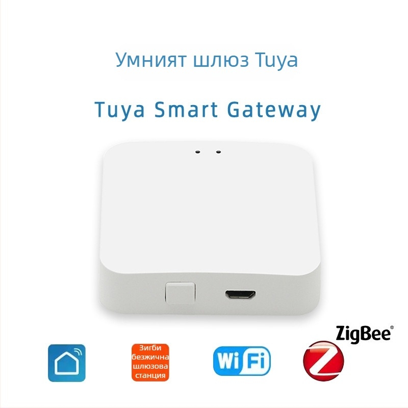 Graffiti SY-WZJ1 Интелигентен Zigbee безжичен шлюз с Tuya Smart 3.0 централен контролер, 2,4 GHz Wi‑Fi, защита чрез firewall