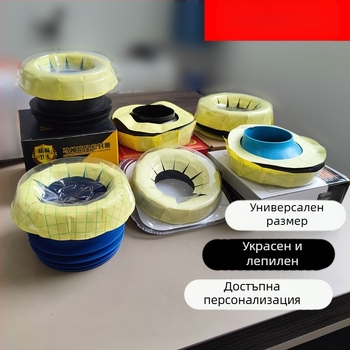 Тоалетна фланца за монтаж с удължен уплътнител, материал: ureа-формалдехидна смола, OEM