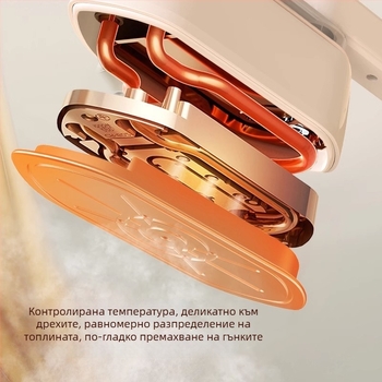 Ръчен парогенератор за дрехи от Chigo - мощен пар, портативен, въртяща се глава (Марка: Chigo; Напрежение: 111–240 V; Категория: Парогенератор за дрехи)