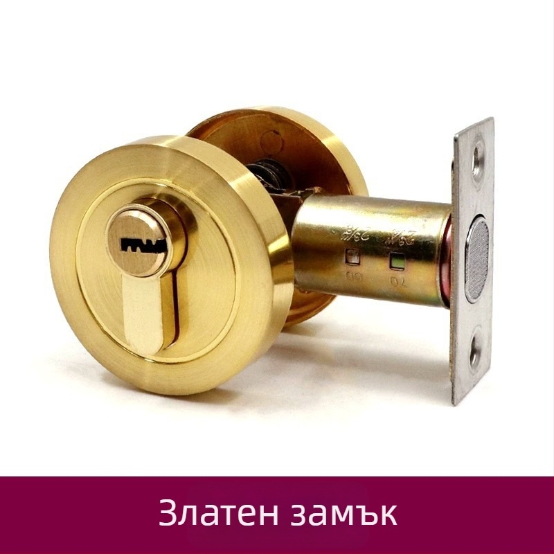 Yigu скрита ключалка за врати за вътрешни дървени врати, цинкова сплав, стил модерна простота