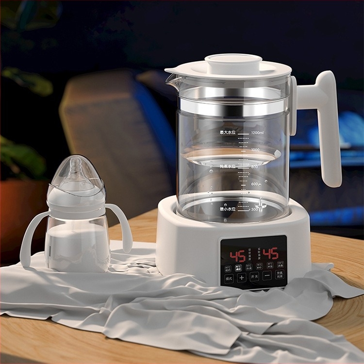 Регулатор за мляко, интелигентен нагревател за бебешко мляко с контрол на температурата, модел HJ-A06, стъклена конструкция, 600W, Hangjia