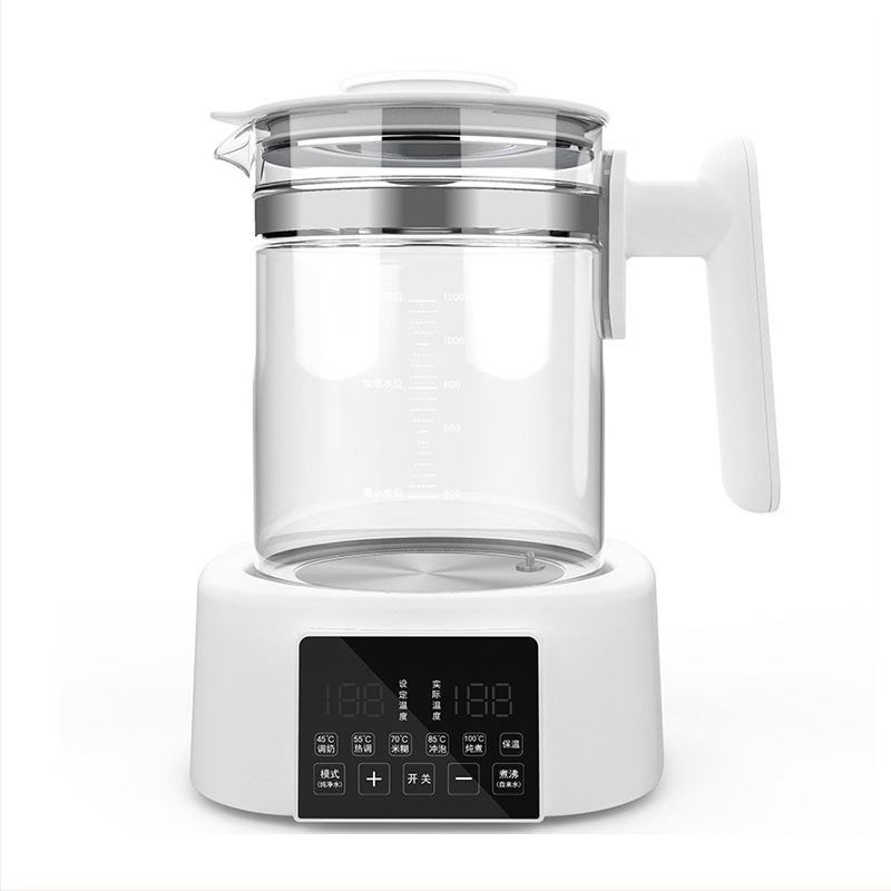 Регулатор за мляко, интелигентен нагревател за бебешко мляко с контрол на температурата, модел HJ-A06, стъклена конструкция, 600W, Hangjia