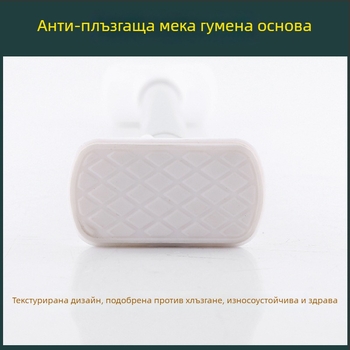 Телескопичен държач за баня от неръждаема стомана — без пробиване, за завеси и дрехи