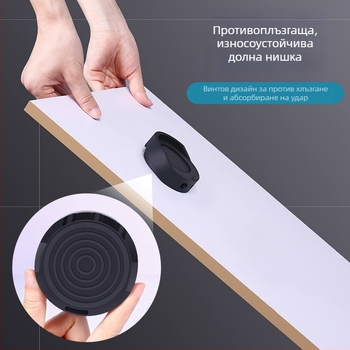 Пластмасови антихлъзгащи подложки за пералня и мебели, кръгли, влагозащитни, без пробиване, повдигаща база (Материал: Пластмаса; Функция: Антихлъзгаща; Приложение: Пералня, мебели; Форма: Кръгла; Без пробиване)