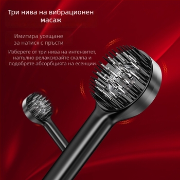 Четка за растеж на косата с червена светлина, масаж на скалпа и апликатор за лекарства – модел DYS001, спецификация 001, подходяща за всички