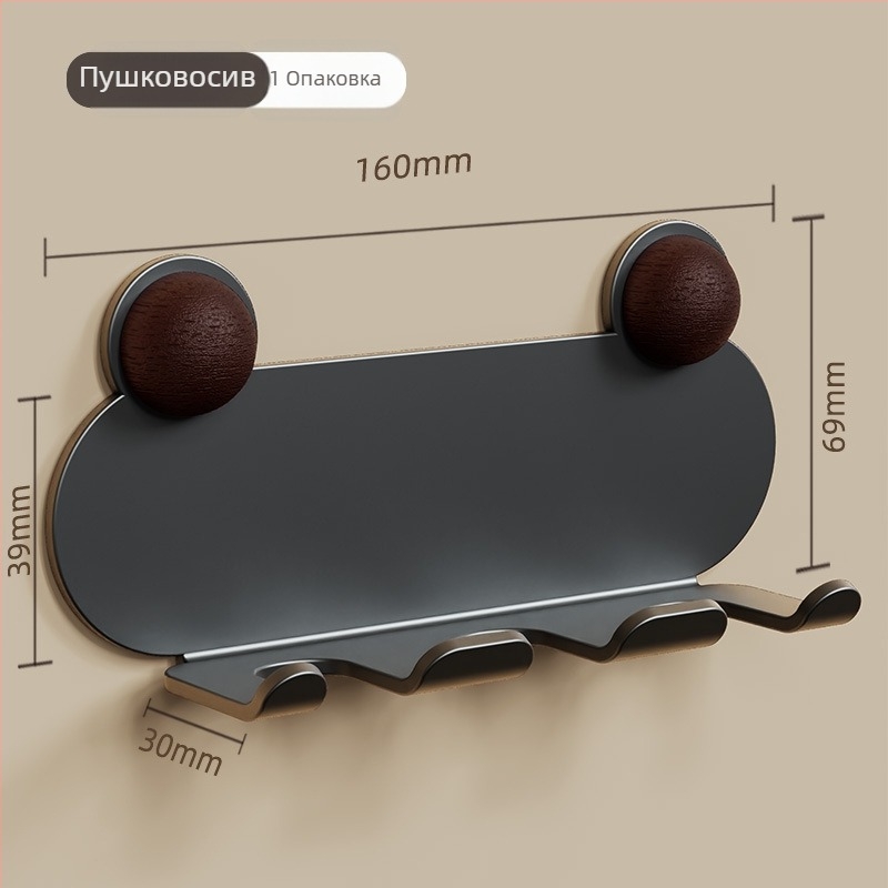 Стенно монтиран метален организатор за кабели без пробиване с единична кука за кухненски кабели
