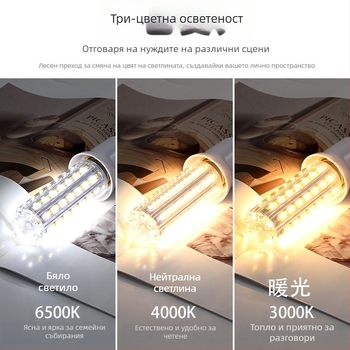 LED царевична лампа – защита на очите, без трептене (20W • 112 LED • 2000 лм • 360° лъчение • E27 база)