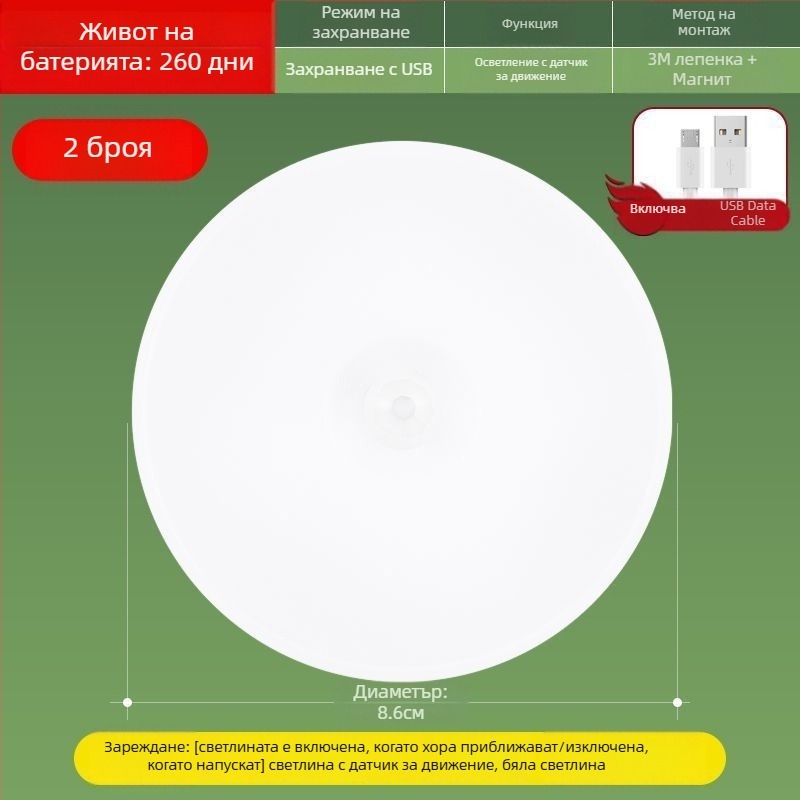 Таванно LED осветление сензор за движение, 36V или по-малко, обхват 30 м²+, Ali Smart