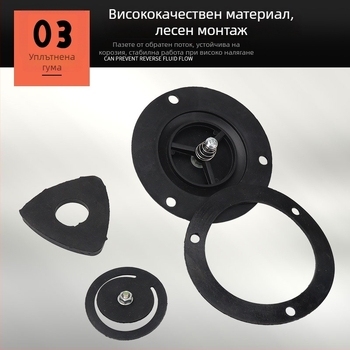 Бензинова водна помпа — долна клапа и обратно клапа, чугун, филтър