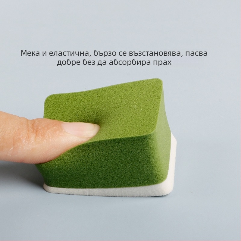 Грим пух, хидрофилен безлатекс, мокро/сухо двойно използване, инструмент за грим
