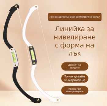 Инструмент за дизайн на вежди с нивелир за симетрия и измерване за полу-постоянно рисуване на вежди. Бранд: Domestic; Универсално приложение; Без частни марки.