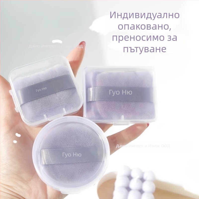 Guoxiaoniu сух пух за пудра със флокинг велур повърхност, Stand down материал