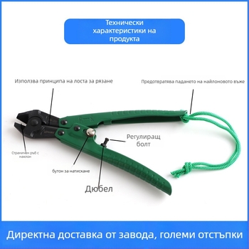 Клещи за рязане на тел за подрязване на нишки – Желязо, метална обработка, тегло 0.35