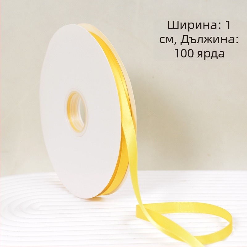 Декоративна полиестерова лента за опаковки на цветя и торти — балетен стил, DIY декорация