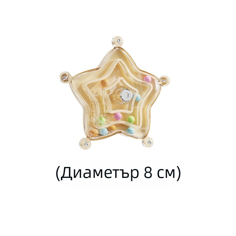 Образователна пъзел-играчка за папагайци с въртящ се диск, пластмасова, марка Demon pet, за птици